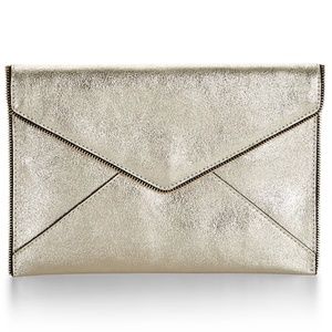 Gold Rebecca Minkoff Clutch